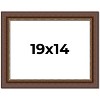 PosterPalooza | Traditional Brown Picture Frame - UV Acrylic, Backing Board, Hanging Hardware Included - 2 of 4