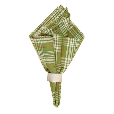 C&F Home Holly Plaid Napkin Set of 6