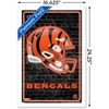 Trends International NFL Cincinnati Bengals - Neon Helmet 23 Framed Wall Poster Prints - 3 of 4