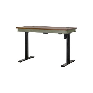 Farmhouse Adjustable Electric Sit/Stand Desk - Martin Furniture - 1 of 4