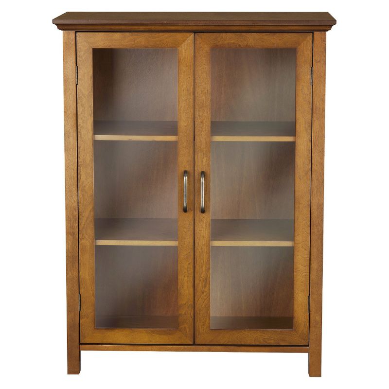 Avery Floor Cabinet Oil Oak Brown - Elegant Home Fashions, 1 of 13