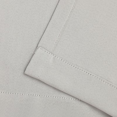 Chrome Solid Blackout Grommet Curtain Panels, 52" x 108" Set of 2