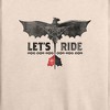 Women's - How to Train Your Dragon - Lets Ride Lightweight French Terry Wide Neck Long Sleeve Shirt - 2 of 4
