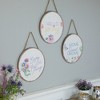 Northlight Springtime Floral Hanging Wall Signs - 9.75" - Set of 3 - 3 of 4