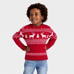 Toddler Boys' Crewneck Sweater - Cat & Jack™ - 1 of 3