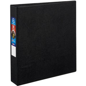 Avery Heavy-Duty Binder, 1-1/2" One-Touch Rings, 400-Sheet Capacity, DuraHinge, Black (79985) - 1 of 4