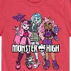 Boys' - Monster High - Group With Pets Short Sleeve Graphic T-Shirt - 2 of 4