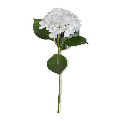 tagltd White Hydrangea Artificial Stem Polyester 27H inch