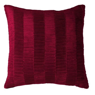 18"x18" Cliff Square Throw Pillow Red - Sure Fit