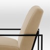 eLuxury Metal Arm Accent Chair - 3 of 4