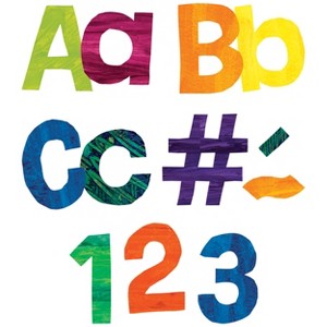 Carson Dellosa Education 4in World of Eric Carle Colorful Tissue Paper Combo Pack Bulletin Board Letters (219 pieces) - 1 of 4