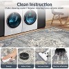 Washable Vintage Oriental Rug, Distressed Non-Slip Low Pile Non-Shedding Foldable Accent Carpet for Bedroom Living Room - 4 of 4