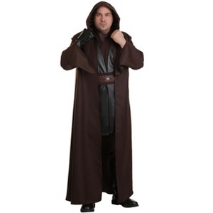 HalloweenCostumes.com 3X  Men  Men's Plus Size Deluxe Star Wars Anakin Skywalker Costume | Star Wars Costumes, Black/Brown - 1 of 4