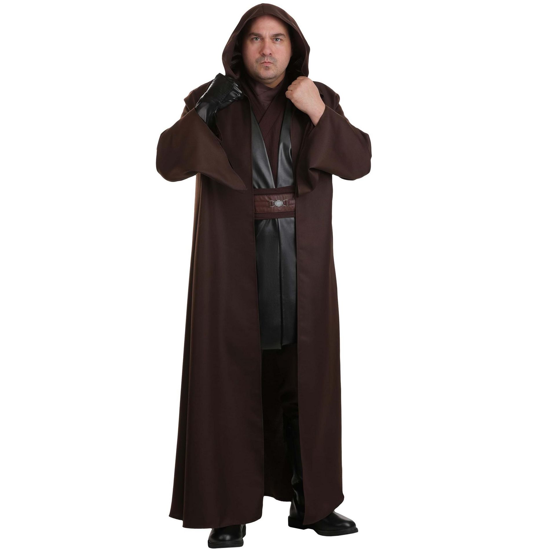 HalloweenCostumes.com 3X  Men  Men's Plus Size Deluxe Star Wars Anakin Skywalker Costume | Star Wars Costumes, Black/Brown