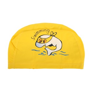 Unique Bargains Kid's PU Whale Pattern Swim Cap 1 Pc - 1 of 4