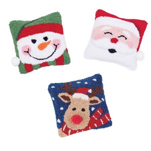 C&F Home Snowman, Santa & Reindeer Throw Pillow - 1 of 2