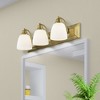 Livex Lighting Springfield 3 - Light Vanity in  Antique Brass - 4 of 4