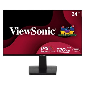 Viewsonic VA2448-MHU 24 Inch Full HD 1080p IPS Monitor with 120Hz, Variable Refresh Rate, Eye Care, HDMI, VGA, and USB C Inputs for Home and Office - 1 of 4