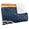 The University Of Tennessee At Martin Logo Dots Silky Touch Blanket White 50x60 - 3 of 4