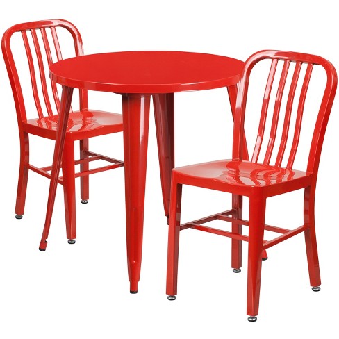 Commercial bistro discount tables and chairs