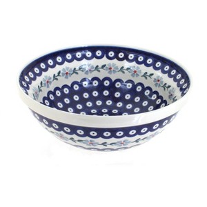 Blue Rose Polish Pottery M092 Manufaktura Large Serving Bowl - 1 of 2
