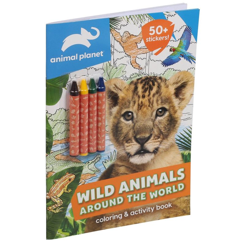Animal Planet: Wild Animals Around the World Coloring and Activity Book - (Paperback), 2 of 6