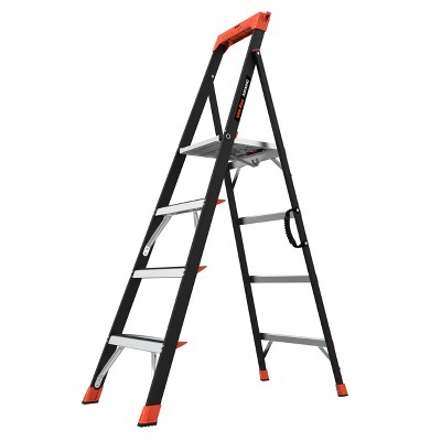 Little Giant Ladder Systems 6' ANSI Type IAA 375 lb rated fiberglass Stepstool Gray