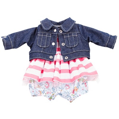 Gotz Vacanze Baby Combo Doll Clothing 3-Piece Accessory Set Baby Dolls fits 13"