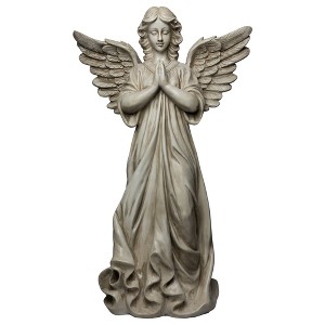 Northlight 29.5" Angel Standing in Prayer Outdoor Garden Statue - 1 of 4