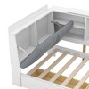 YNXARIA White Twin - Sized Wooden Bed Frame: Storage Headboard, 2 Drawers Included - 4 of 4