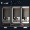 PAGED 24" x 36" Bathroom Mirror with Light, Rectangle Backligh Vanity Mirror for Bathroom, Living Room, Anti-Fog, Horizontal/Vertical - 3 of 4