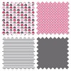 Bacati - Elephants Pink/Fuschia/Gray 10 pc Crib Bedding Set with Long Rail Guard Cover - 4 of 4