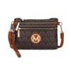 MKF Collection Geneve M Signature Crossbody Wristlet Bag by Mia K - 2 of 4