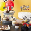 Blue Panda 51 Piece Two Fast Car Themed Birthday Decorations, Party Supplies Including Banner, Cake Toppers, Balloons, Centerpieces, and Wall Signs - 3 of 4