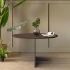 Leisuremod Valore Collection 28"-20"  Modern Acrylic Side Table with MDF Top - 3 of 4