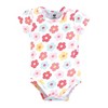 Hudson Baby Infant Girl Cotton Layette Set, Cheerful Flower - 4 of 4