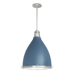 Hunter Fans 16.125" Bluff View Pendant Ceiling Light Indigo Blue Finish - 1 of 1