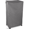 KHOMO GEAR Panther Series - Heavy Duty Outdoor Black Smoker Cover Protector 17" x 20" x 35.5" - Gray - 4 of 4