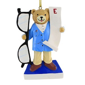 Polarx 4.5 Inch Eye Doctor Tree Ornament , Diy Personalized  Eye Chart Glasses (1PC) - 1 of 4