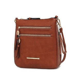 MKF Collection Angelina Crossbody Shoulder Women's Handbag Vegan Leather Purse by Mia K - 1 of 4