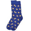 Memoi Men's "Rubber Duck" Rayon from Bamboo Blend Novelty Crew Socks - 3 of 4
