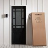 South Shore 65.25" 2 Door Helsy Storage Unit Natural Walnut: Laminated Particle Board, 6 Shelves, Office Cabinet - 4 of 4