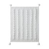 VCNY 50"x60" Chester Cable Knit Cotton Throw Blanket - 3 of 4