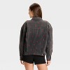 Women's Denim Oversized Trucker Jacket - Wild Fable™ Black Wash - 2 of 4