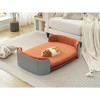 Lyngins Oval Elevated Indoor Pet Bed for Dogs & Cats,Comfy L-Size Dog Sofa Bed with Removable Mattress,Cat Bed - 4 of 4