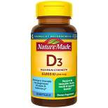Nature Made D3 10000 IU Vitamin D Softgels - 60ct