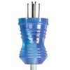 Monoprice Hospital-Grade Computer Power Cable / Cord - 6 Feet - Gray | Clear Plugs 10A 14 AWG (NEMA 5-15P to IEC-320-C13) - 3 of 4