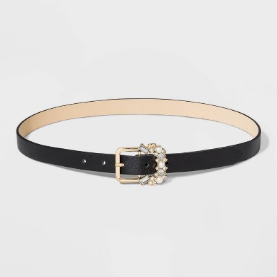 pearl belt buckle