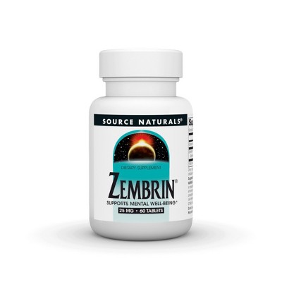 Zembrin 25mg by Source Naturals, Inc.  -  60 Tablet