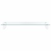vidaXL Monitor Stand White 31.5 in.x13.8 in.x3.1 in. Tempered Glass and Metal - 4 of 4